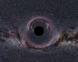 black hole, star,nebula