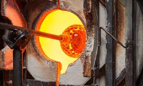 glass ware, glass blowing