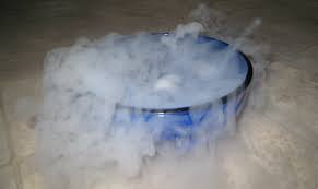 dry ice, carbon dioxide, frozen, 
