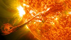 Solar flame, solar prominence, sun, stellar flare, solar material, disturbance, photosphere, corona , coronal mass ejections, CME, solar filaments, magnetic field, atmosphere, 